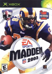 Madden 2003 PAL Playstation 2 PAL box art